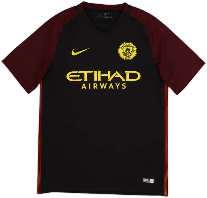 2016-17 Manchester City Away Shirt Silva #21 - 8/10 - (M)