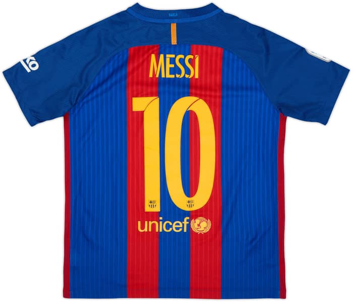 Camiseta de local del Barcelona 2016-17 Messi #10 - 5/10 - (XL.Niños)