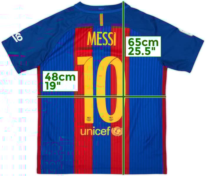 Camiseta de local del Barcelona 2016-17 Messi #10 - 5/10 - (XL.Niños)