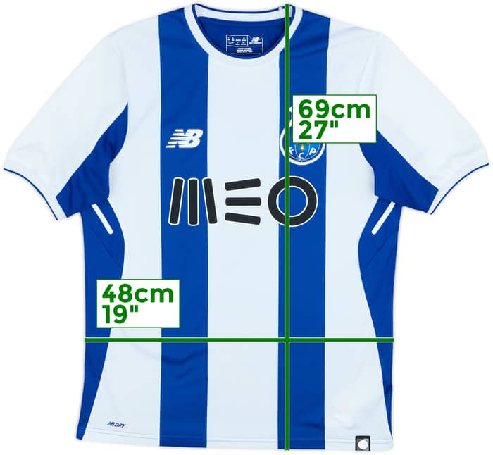 2017-18 Porto Home Shirt - 8/10 - (S)