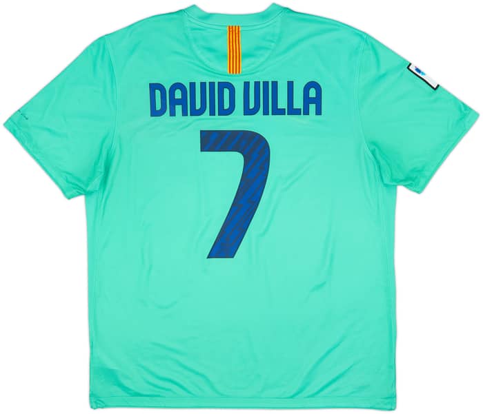 2010-11 Barcelona Away Shirt David Villa #7 - 6/10 - (XL)