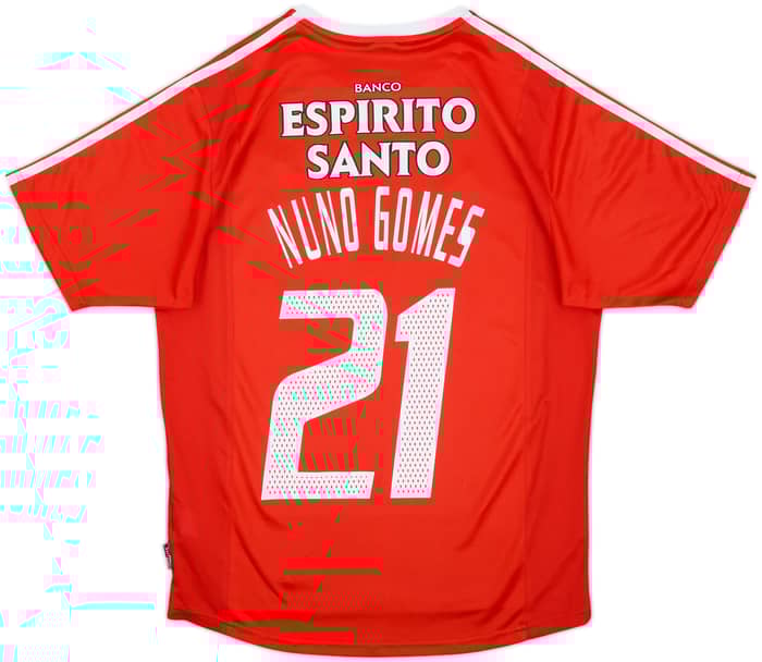 2003-04 Benfica Home Shirt Nuno Gomes #21 - 8/10 - (M)