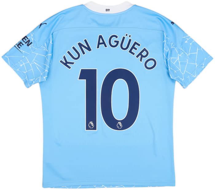 2020-21 Camiseta de local del Manchester City Kun Aguero #10 - 8/10 - (M)