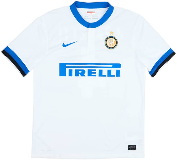 2013-14 Inter Milan Away Shirt J.Zanetti #4 - 8/10 - (L)