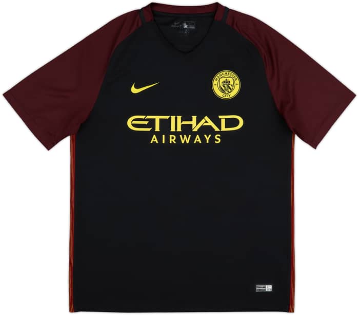 Camiseta de visitante del Manchester City 2016-17 Kun Aguero #10 - 9/10 - (L)