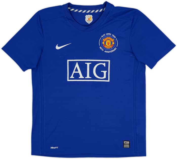 Camiseta de la tercera equipación del Manchester United 2008-09 Ronaldo #7 - 5/10 - (XL.Niños)
