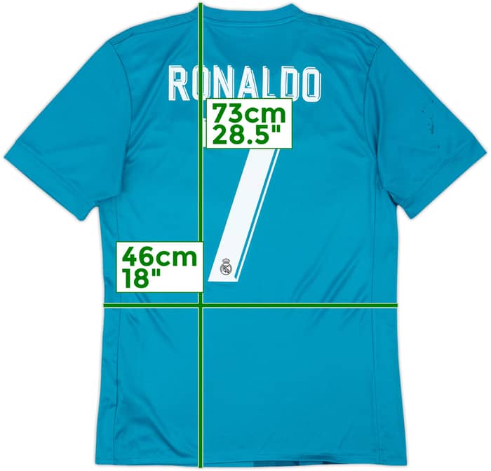 2017-18 Real Madrid Third Shirt Ronaldo #7 - 5/10 - (S)