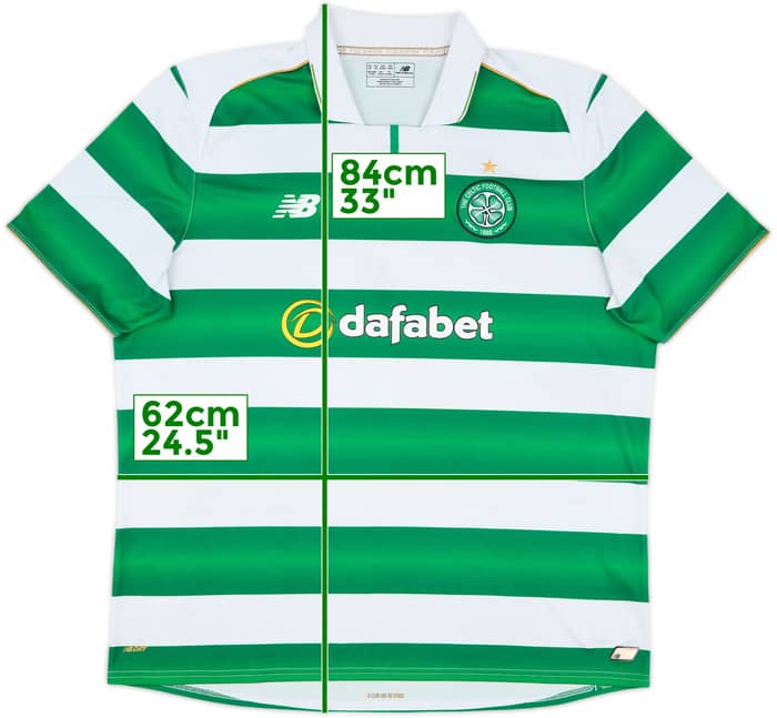 2016-17 Celtic Home Shirt - 5/10 - (XXL)