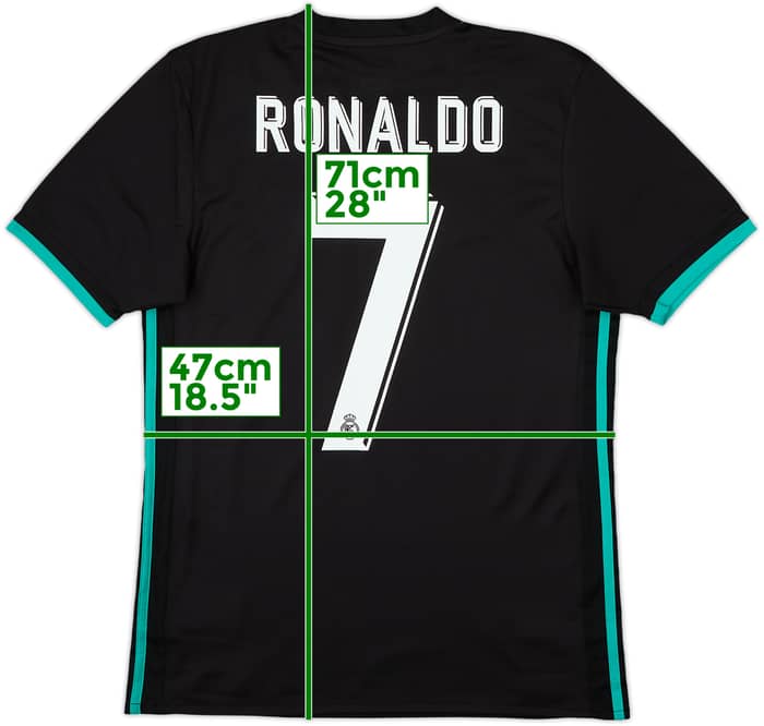 2017-18 Real Madrid Camiseta Visitante Ronaldo #7 - 10/10 - (S)