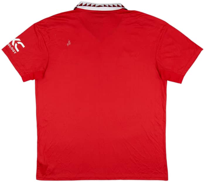 2022-23 Manchester United Home Shirt - 4/10 - (XL)