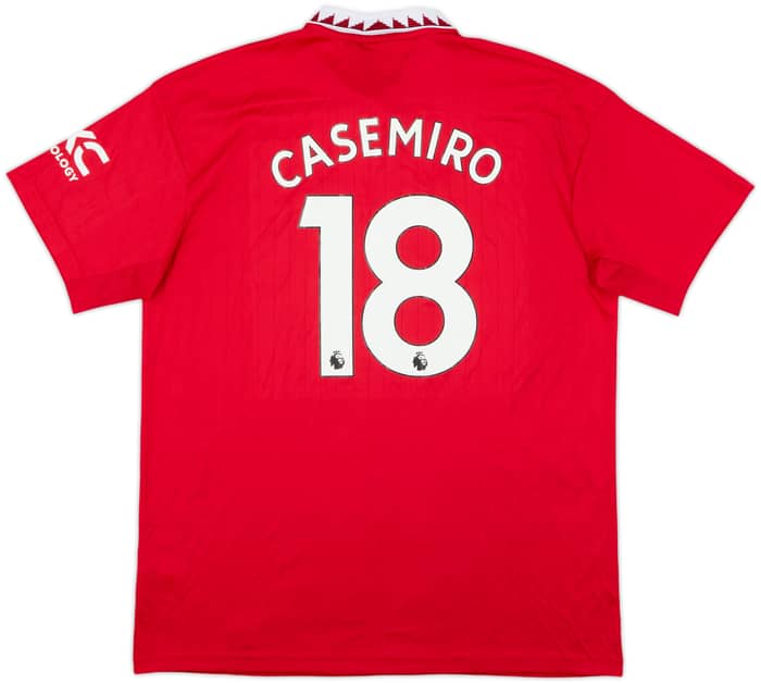 2022-23 Manchester United Home Shirt Casemiro #18 - 7/10 - (3XL)