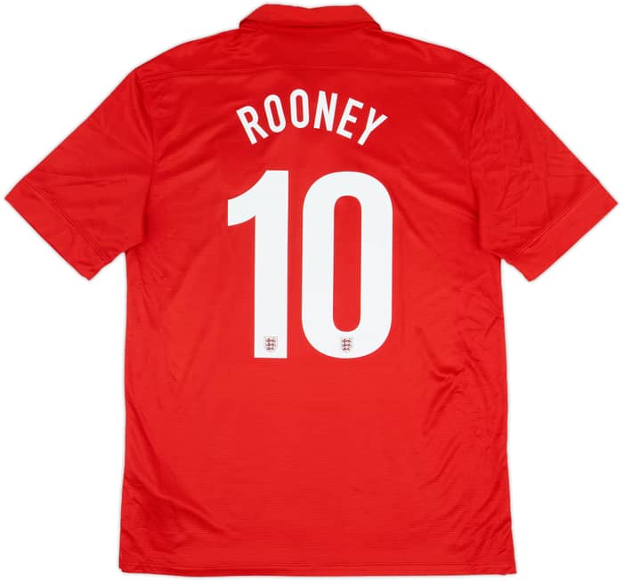 2013 England Away 150th Anniversary Shirt Rooney #10 - 6/10 - (L)