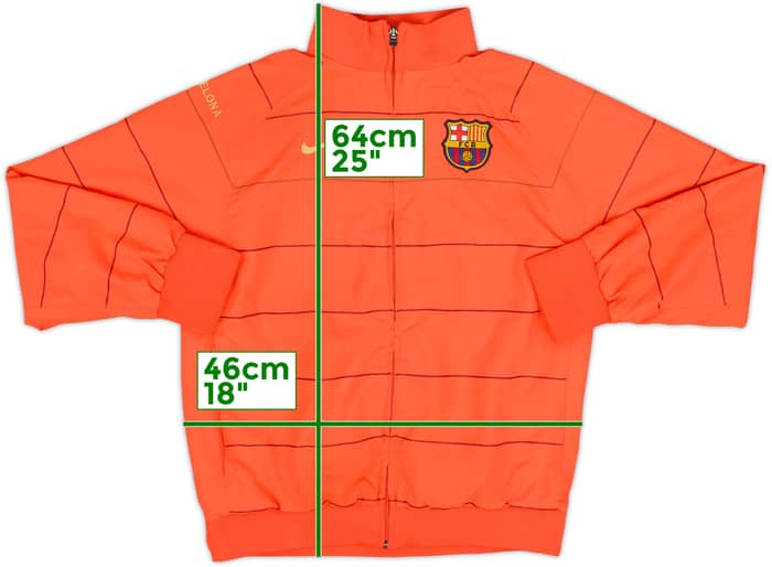 2008-09 Barcelona Nike Track Jacket - 8/10 - (L.Boys)