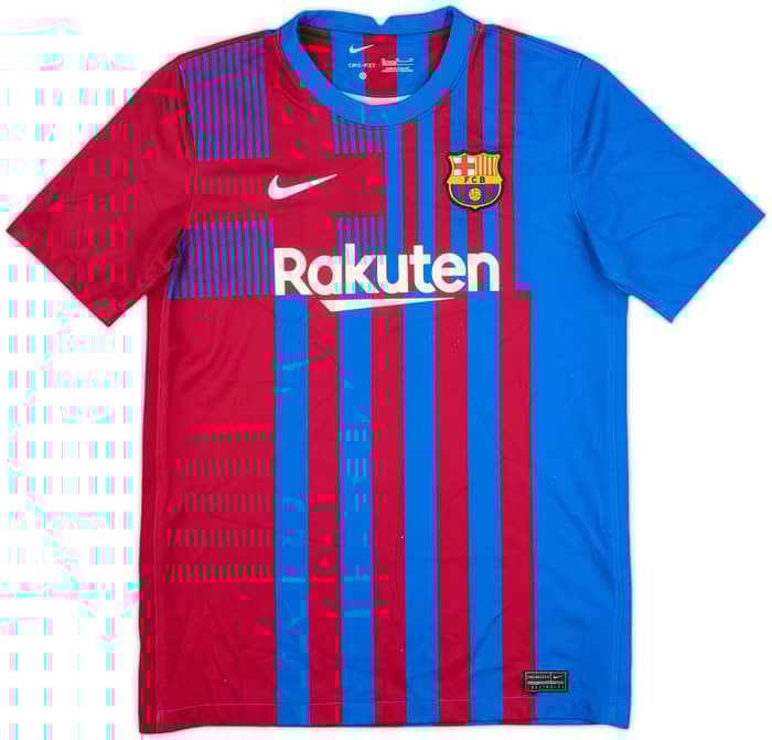 2021-22 Barcelona Home Shirt - 7/10 - (XL.Boys)