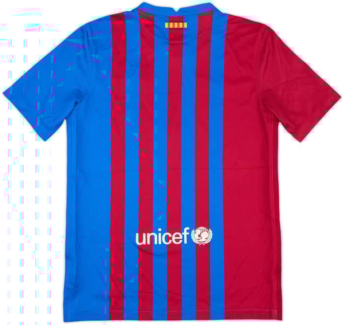 2021-22 Barcelona Home Shirt - 7/10 - (XL.Boys)