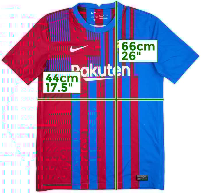 2021-22 Barcelona Home Shirt - 7/10 - (XL.Boys)