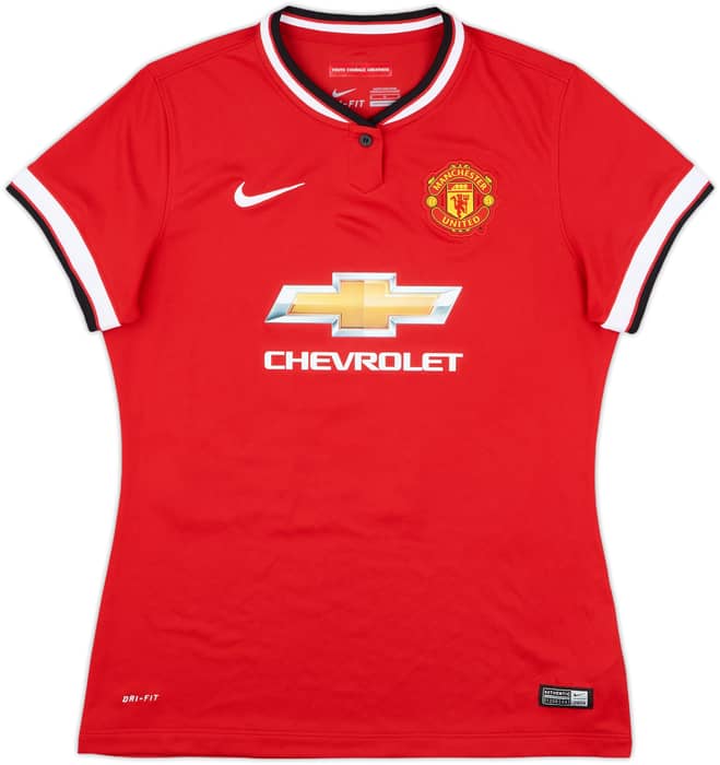 2014-15 Manchester United Home Shirt Di Maria #7 - 9/10 - (Women's M)