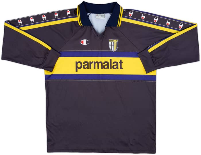 1999-00 Parma Away L/S Shirt #5 - 6/10 - (L.Boys)