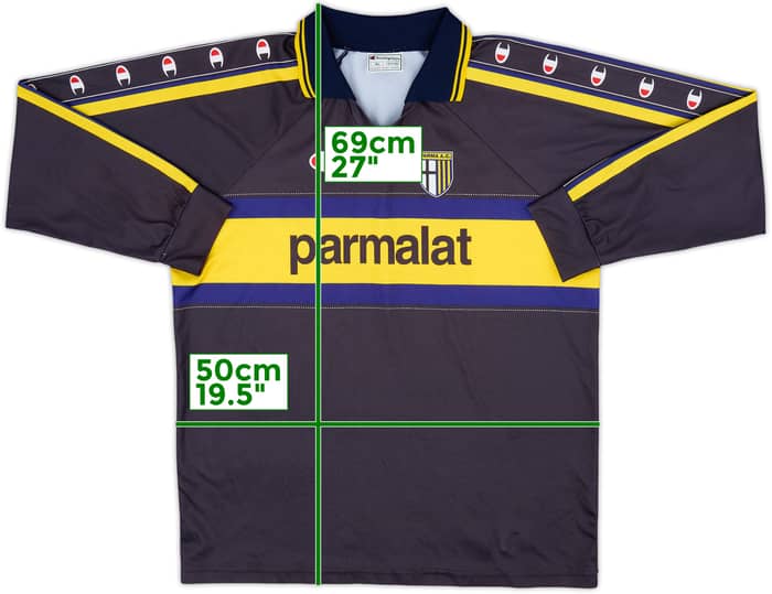 1999-00 Parma Away L/S Shirt #5 - 6/10 - (L.Boys)