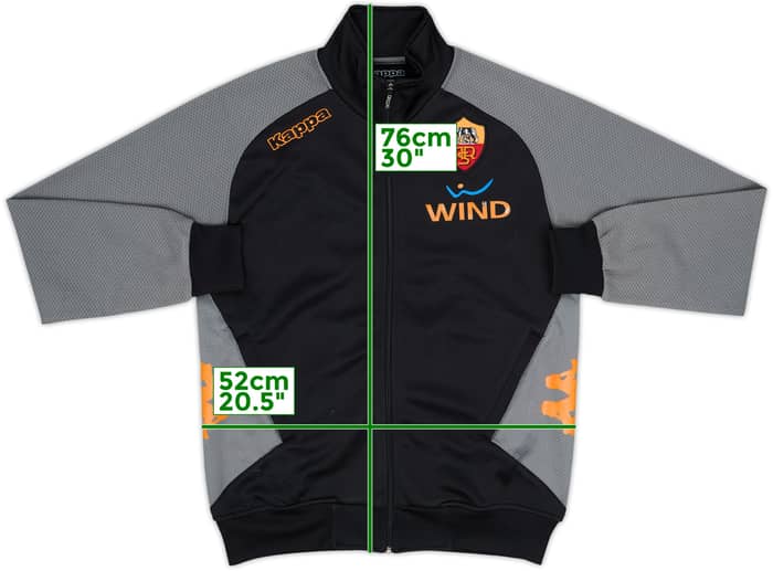 2011-12 Roma Kappa Track Jacket - 4/10 - (M)