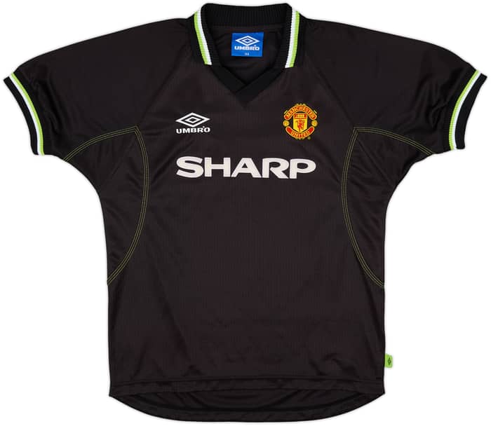 1998-99 Manchester United Third Shirt - 8/10 - (L.Boys)