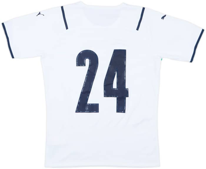 2021 Italy Player Issue Away Shirt #24 - 7/10 - (L)