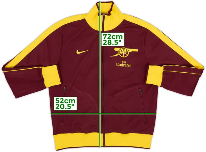 2010-11 Arsenal Nike N98 Track Jacket - 6/10 - (L)