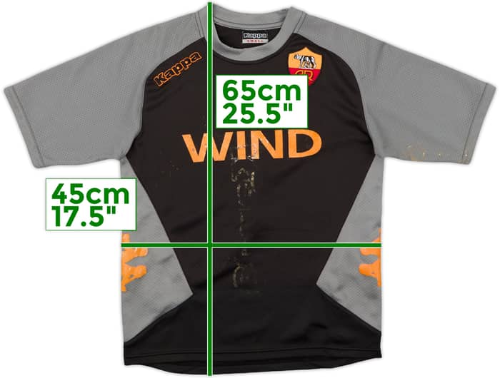 2007-08 Roma Kappa Training Shirt - 4/10 - (S)
