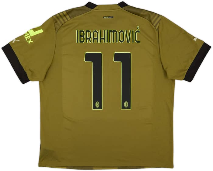 2022-23 AC Milan Third Shirt Ibrahimovic #11 - 10/10 - (XL)
