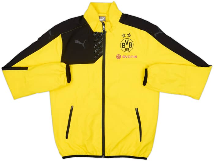2014-15 Borussia Dortmund Puma Hooded Rain Jacket - 5/10 - (M)