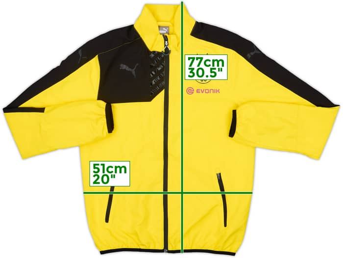 2014-15 Borussia Dortmund Puma Hooded Rain Jacket - 5/10 - (M)