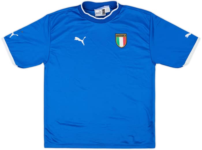 2003-04 Italy Basic Home Shirt - 6/10 - (L.Boys)