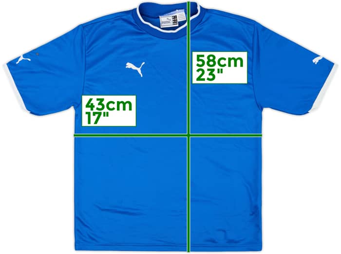 2003-04 Italy Basic Home Shirt - 6/10 - (L.Boys)