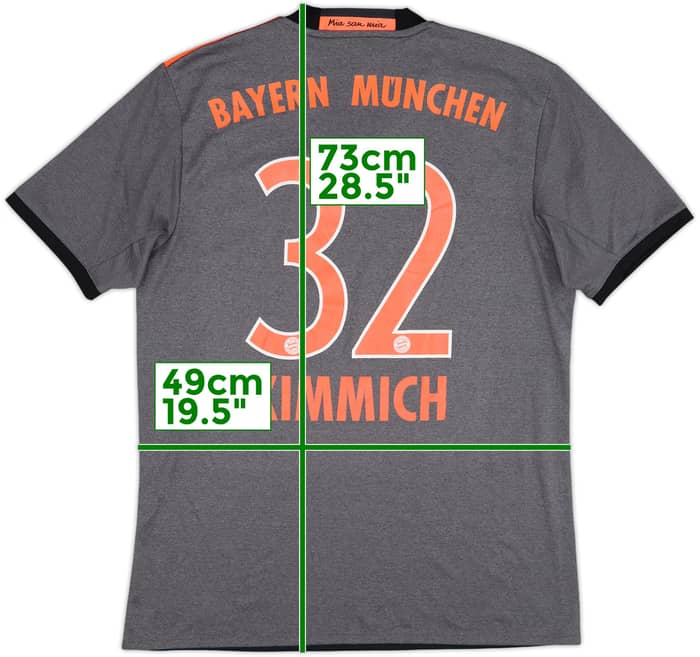 2016-17 Bayern Munich Away Shirt Kimmich #32 - 7/10 - (M)