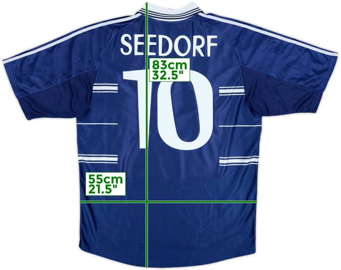 1998-99 Real Madrid Away Shirt Seedorf #10 - 8/10 - (L)