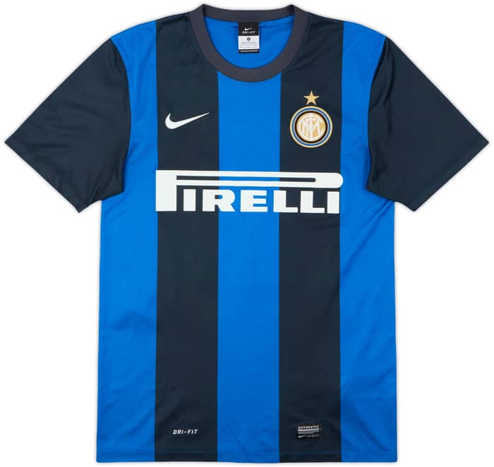 2012-13 Inter Milan Basic Home Shirt Milito #22 - 4/10 - (S)