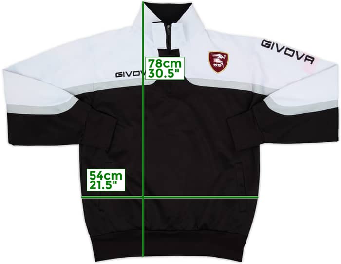 Top de entrenamiento 1/4 Zip Givova del Salernitana 2012-13 - 7/10 - (XL)
