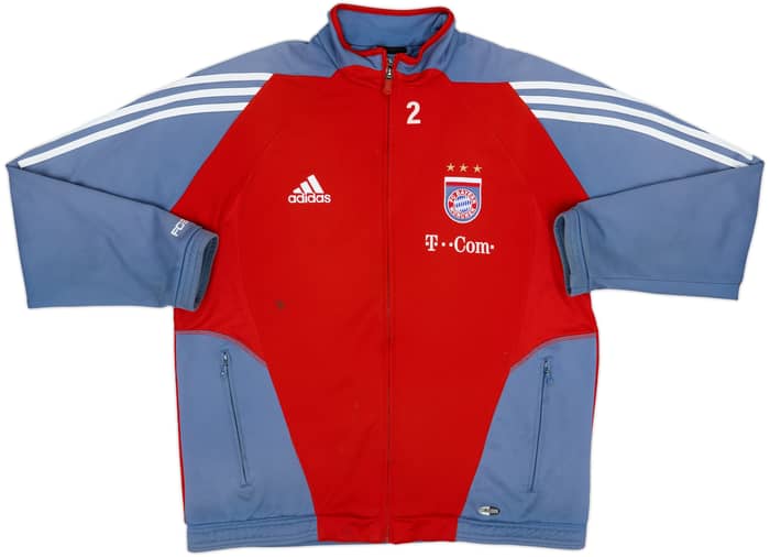 2005-06 Bayern Munich Player Issue adidas Track Jacket #2 (Sagnol) - 8/10 - (M/L)