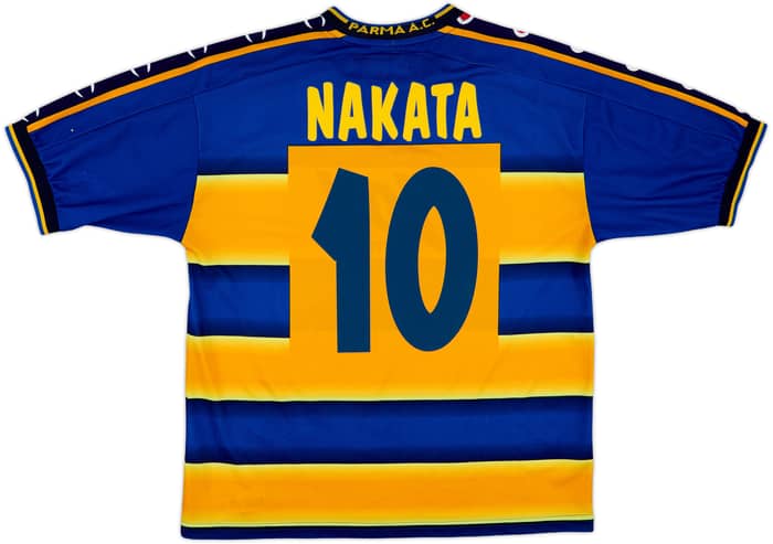 2001-02 Parma Home Shirt Nakata #10 - 8/10 - (S)