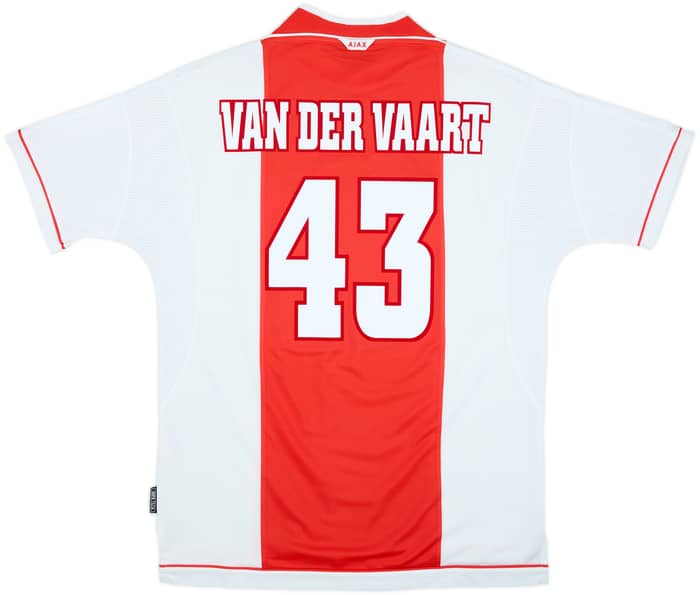 1999-00 Ajax Home Shirt Van Der Vaart #43 - 6/10 - (XL)