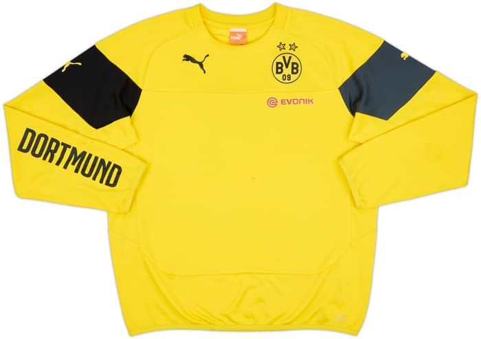 2014-15 Borussia Dortmund Puma Sweat Top - 7/10 - (L)