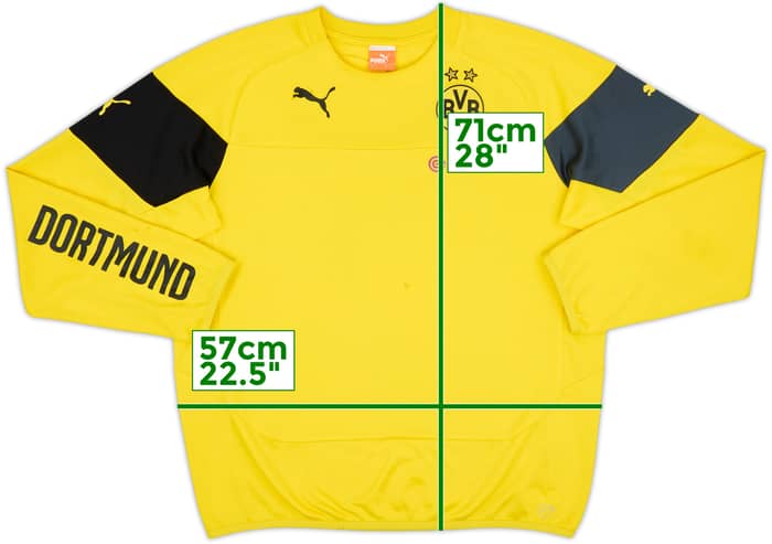 2014-15 Borussia Dortmund Puma Sweat Top - 7/10 - (L)