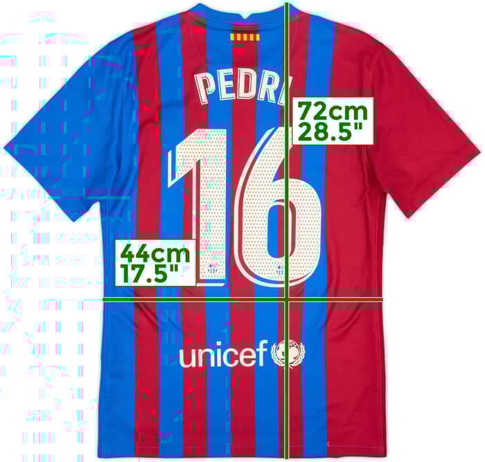 Camiseta de local del Barcelona 2021-22 Pedri #16 - 8/10 - (S)