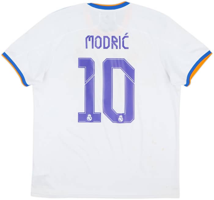 2021-22 Real Madrid Home Shirt Modric #10 - 6/10 - (XL)