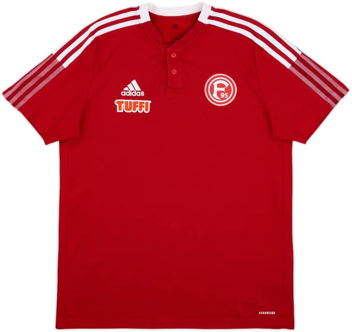 2021-22 Fortuna Dusseldorf adidas Polo Shirt - 7/10 - (L)