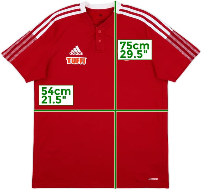 2021-22 Fortuna Dusseldorf adidas Polo Shirt - 7/10 - (L)