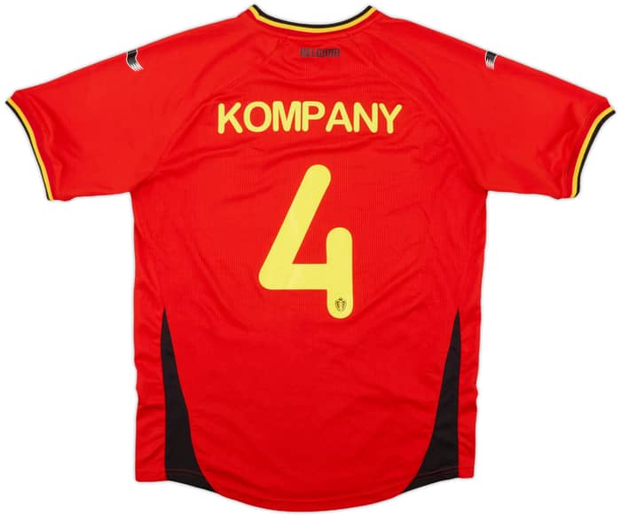 2014-15 Belgium Home Shirt Kompany #4 - 9/10 - (3XL)