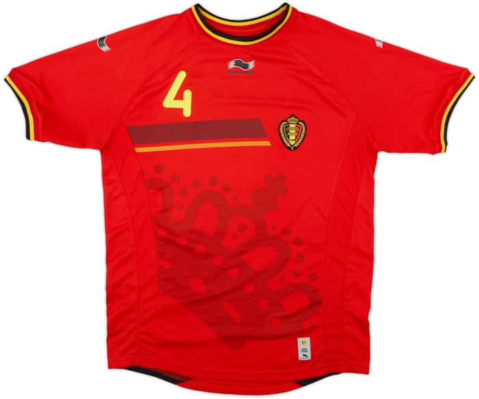 2014-15 Belgium Home Shirt Kompany #4 - 9/10 - (3XL)