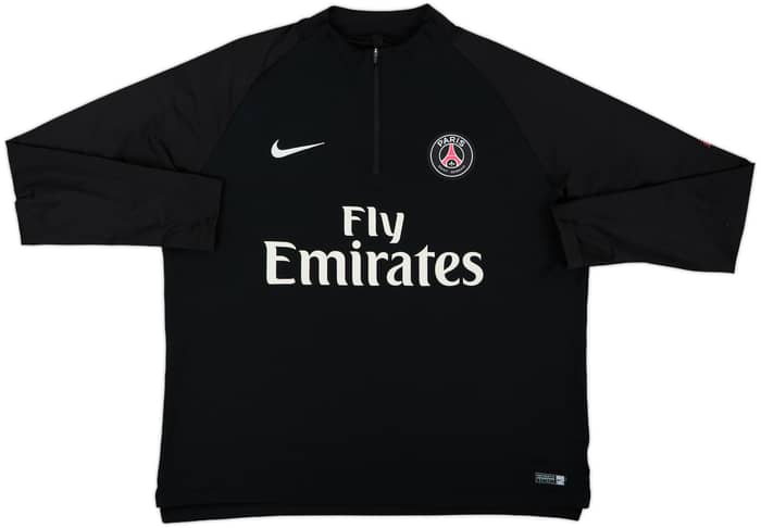 2018-19 Paris Saint-Germain Nike 1/4 Zip Drill Top - 7/10 - (XL)