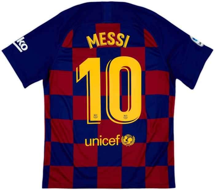 2019-20 Barcelona Home Shirt Messi #10 - 10/10 - (L)